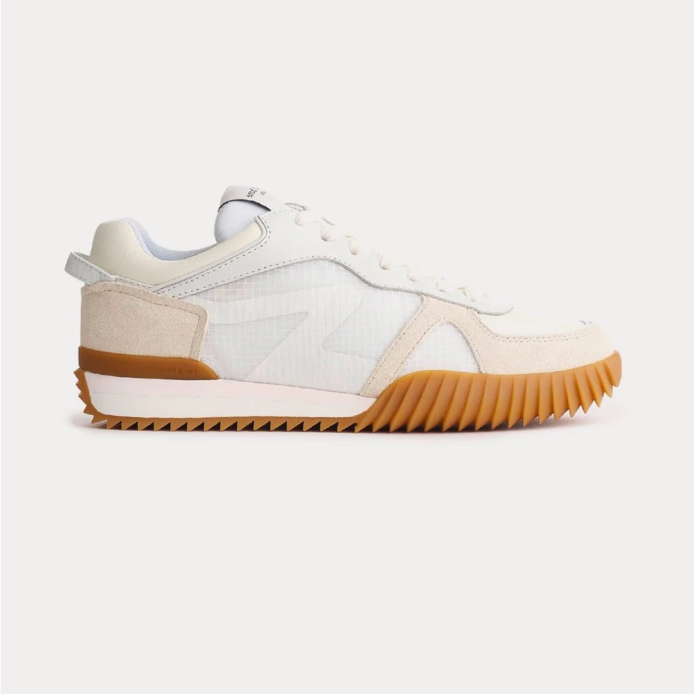 rag & bone Off-White and Gum Ridge Runner Sneakers